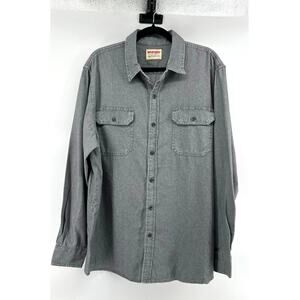 Wrangler Authentics Men’s Cotton Utility Button-Up Shirt